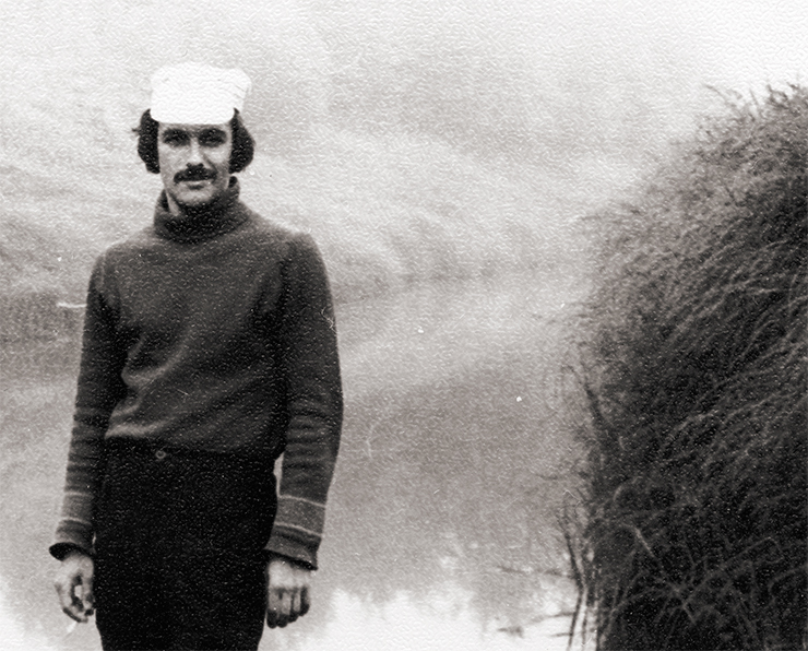 А. М. Сагалаев. В отпуске на севере Томской области. 1980-е гг. Фото А. Х. Элерта