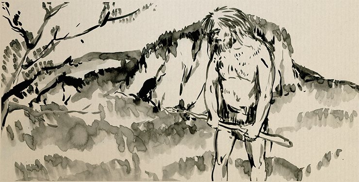 Drawing by A. Abdul’manova Drawing by A. Abdul’manova