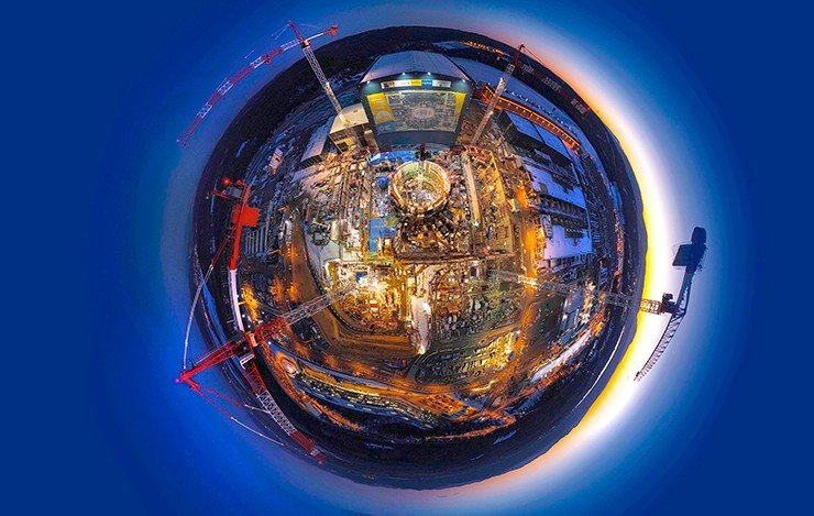 Площадка ITER в Провансе (Франция). Credit © ITER Organization Площадка ITER в Провансе (Франция). Credit © ITER Organization