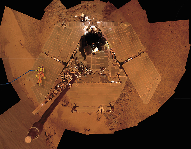 «Автопортрет» Opportunity, сделанный в декабре 2011 г. Credit: NASA «Автопортрет» Opportunity, сделанный в декабре 2011 г. Credit: NASA