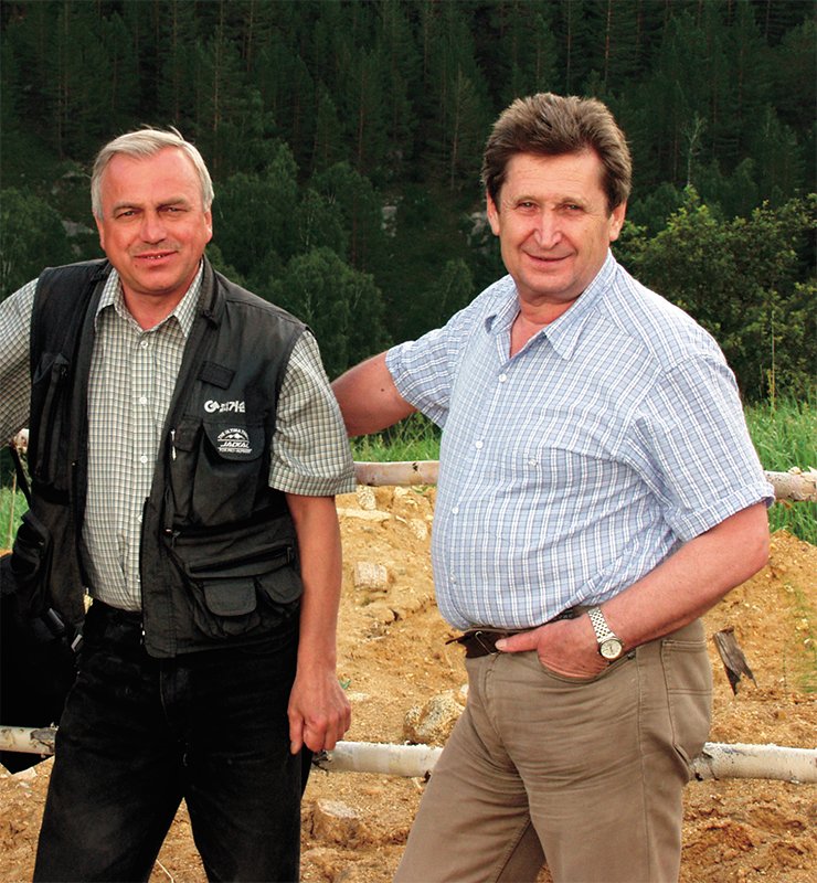 Prof. Mikhail V. Shunkov and Prof. Anatoliy P. Derevyanko Prof. Mikhail V. Shunkov and Prof. Anatoliy P. Derevyanko