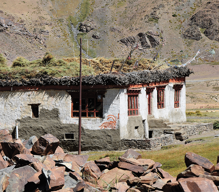 Ibex image on the wall of a village house. Zanskar, 2019 Ibex image on the wall of a village house. Zanskar, 2019