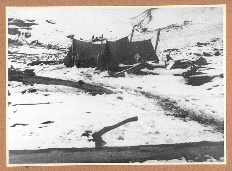 Колыма. Лагерь экспедиции на Барановом мысу.1946 г. СПб филиал Архива РАН