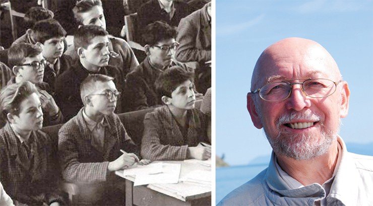 А. Марковичев (второй слева, в первом ряду) на лекции в ФМШ, 1963/64 учебный год. Фото из личного архива А. С. Марковичева. Марковичев Александр Сергеевич – кандидат физико-математических наук, заместитель директора Института педагогических исследований одаренности детей Российской академии образования (Новосибирск), профессор кафедры математических наук механико-математического факультета и специализированного учебно-научного центра Новосибирского государственного университета. Лауреат Премии Президента Российской Федерации в области образования (2000). Почетный работник высшего профессионального образования Российской Федерации. Автор и соавтор более 150 научных работ А. Марковичев (второй слева, в первом ряду) на лекции в ФМШ, 1963/64 учебный год. Фото из личного архива А. С. Марковичева. Марковичев Александр Сергеевич – кандидат физико-математических наук, заместитель директора Института педагогических исследований одаренности детей Российской академии образования (Новосибирск), профессор кафедры математических наук механико-математического факультета и специализированного учебно-научного центра Новосибирского государственного университета. Лауреат Премии Президента Российской Федерации в области образования (2000). Почетный работник высшего профессионального образования Российской Федерации. Автор и соавтор более 150 научных работ