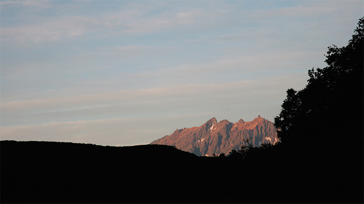 The Lost World is guarded by the mountains, over which the sharp spires of Zubchatka mountain are towering The Lost World is guarded by the mountains, over which the sharp spires of Zubchatka mountain are towering