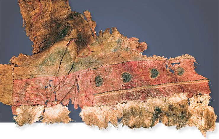 A fragment of wool outwear. Noin Ula burial mound 20