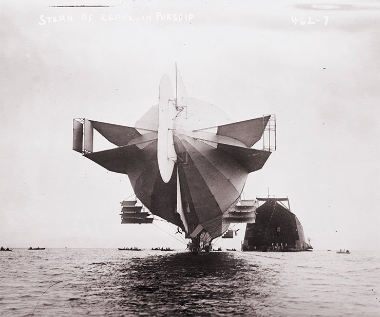 Tail of the Zeppelin airship, 1908. Library of Congress Prints and Photographs Division Washington, D.C. 20540 USA http://hdl.loc.gov/loc.pnp/pp.print Tail of the Zeppelin airship, 1908. Library of Congress Prints and Photographs Division Washington, D.C. 20540 USA http://hdl.loc.gov/loc.pnp/pp.print