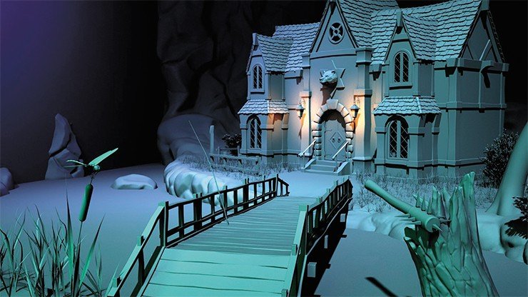 3D-рендер игровой сцены