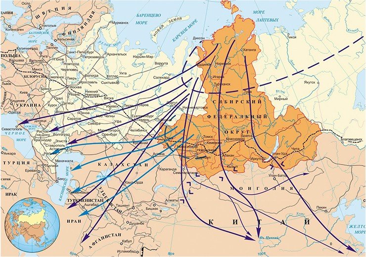 Карта путей осенней миграции перелетных птиц, пролегающих через территорию Сибирского Федерального округа. Путь, пролегающий через Алтайский край, Новосибирскую и Омскую области – основной, по которому мигрирует до 70 % перелетных птиц. Кроме того, показаны миграционные пути в Европу, на север Казахстана, на северо-запад Китая, на Дальний Восток и на Аляску. Составители: А. Шестопалов и С. Нетесов Карта путей осенней миграции перелетных птиц, пролегающих через территорию Сибирского Федерального округа. Путь, пролегающий через Алтайский край, Новосибирскую и Омскую области – основной, по которому мигрирует до 70 % перелетных птиц. Кроме того, показаны миграционные пути в Европу, на север Казахстана, на северо-запад Китая, на Дальний Восток и на Аляску. Составители: А. Шестопалов и С. Нетесов