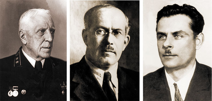 Президиум Западно-Сибирского филиала АН СССР 1944 года. Слева-направо: академик А. А. Скочинский, доцент Г. В. Малкин, профессор К. Н. Шмаргунов Президиум Западно-Сибирского филиала АН СССР 1944 года. Слева-направо: академик А. А. Скочинский, доцент Г. В. Малкин, профессор К. Н. Шмаргунов
