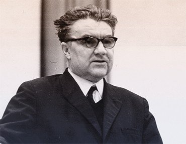 Академик В. С. Соболев, 1968 г. Во многом благодаря именно его трудам на Сибирской платформе были обнаружены алмазы. Фото из архива Института геологии и минералогии им. В. С. Соболева СО РАН (Новосибирск)