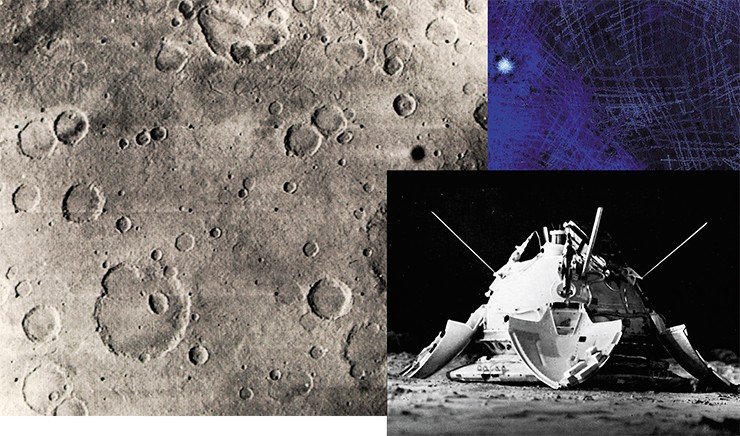 Одна из первых фотографий марсианской поверхности с близкого расстояния. Credit: NASA. «Марс-3» (СССР), первый аппарат, совершивший мягкую посадку на Марс (Роскосмос)