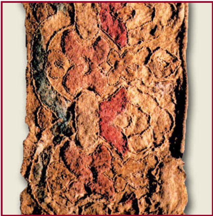 Рис. 4.1. Орнаментальная полоса. Второй Пазырыкский курган. Эрмитаж, № 1684-260, 261