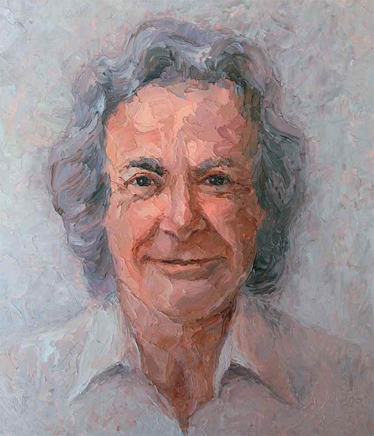 Ричард Фейнман. 2007 г. Худ. Натали Меерсон. Масло, фанера, 34×40 см. Публикуется с разрешения автора Ричард Фейнман. 2007 г. Худ. Натали Меерсон. Масло, фанера, 34×40 см. Публикуется с разрешения автора