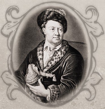 И. Я.  Хайд. Портрет Иоганна Георга Гмелина 