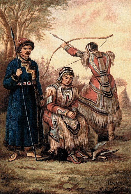 Тунгусы. Народы России: Живописный альбом. — СПб., 1880