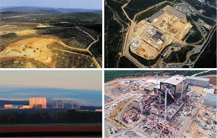 Строительная площадка ITER, 2008–2017 гг. Credit © ITER Organization Строительная площадка ITER, 2008–2017 гг. Credit © ITER Organization