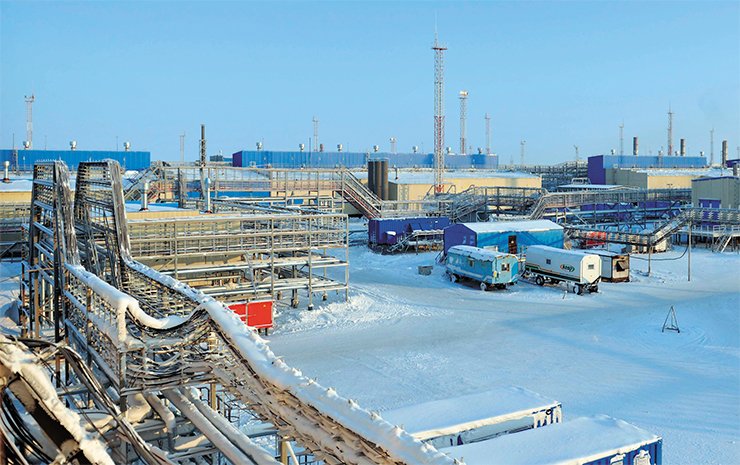 Bovanenkovo hydrocarbon field, Yamal Peninsula. © Gazprom Neft 2014 