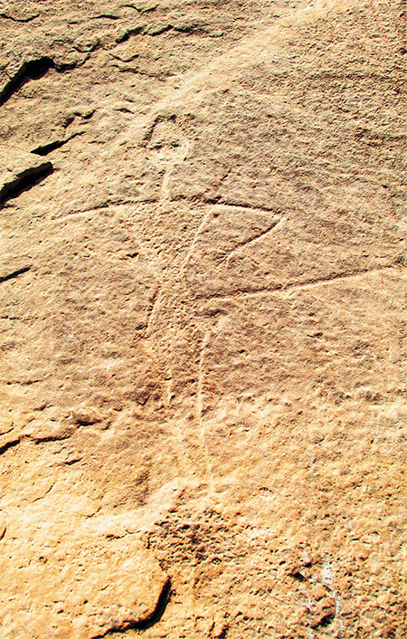 This and other male figures with a hypertrophied phallus are interpreted by researchers as a manifestation of the reproductive potency of the individual and the “ancestral body”