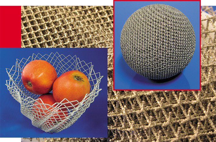EBM machine makes it possible easy to compound all-metal, 3-D net and porous structures in one component during one and the same manufacturing process. There are two examples of those products: titanium-aluminium-vanadium vase and titanium ball which is like 2 mm thick netlike “shell” EBM machine makes it possible easy to compound all-metal, 3-D net and porous structures in one component during one and the same manufacturing process. There are two examples of those products: titanium-aluminium-vanadium vase and titanium ball which is like 2 mm thick netlike “shell”