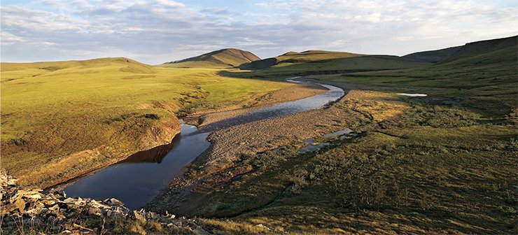 View of the Bulkur River from the Bulkur Anticline, 7 km from the junction. The majestic scenery was formed by two great forces of the Nature: Sedimentary rocks folded by tectonic processes experienced erosion