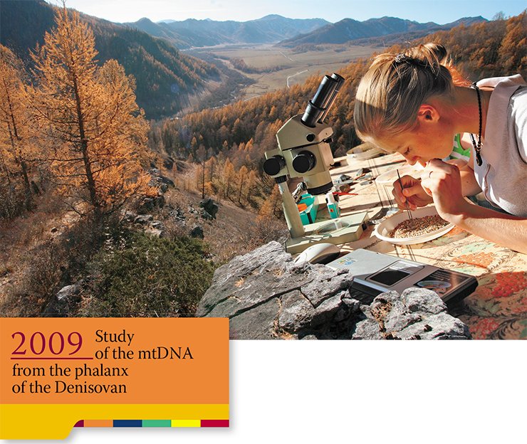 Studying the cave soil. The archaeological site Denisova Cave