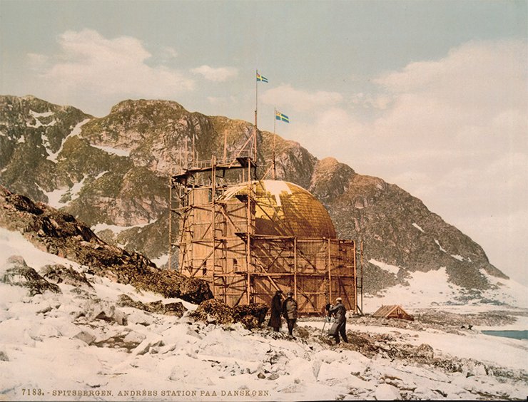 Station of the Swedish explorer Salomon Andrée in Svalbard. Source: Flickr Commons project, 2009.Library of Congress Prints and Photographs Division Washington, D.C. 20540 USA http://hdl.loc.gov/loc.pnp/pp.print Station of the Swedish explorer Salomon Andrée in Svalbard. Source: Flickr Commons project, 2009.Library of Congress Prints and Photographs Division Washington, D.C. 20540 USA http://hdl.loc.gov/loc.pnp/pp.print