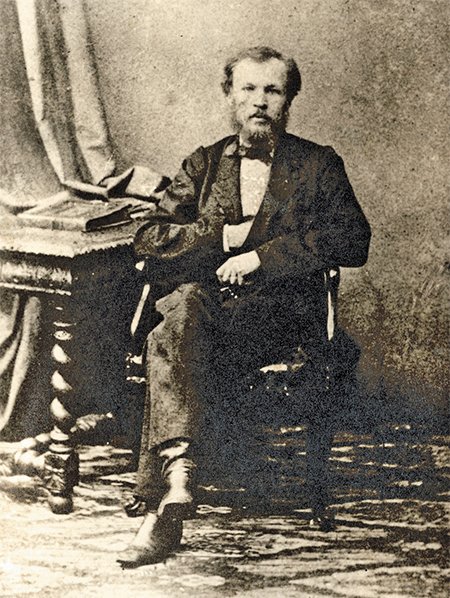 D. I. Mendeleev in April 1861. Photo by S. Levitsky. D. I. Mendeleev Museum & Archives, St Petersburg State University