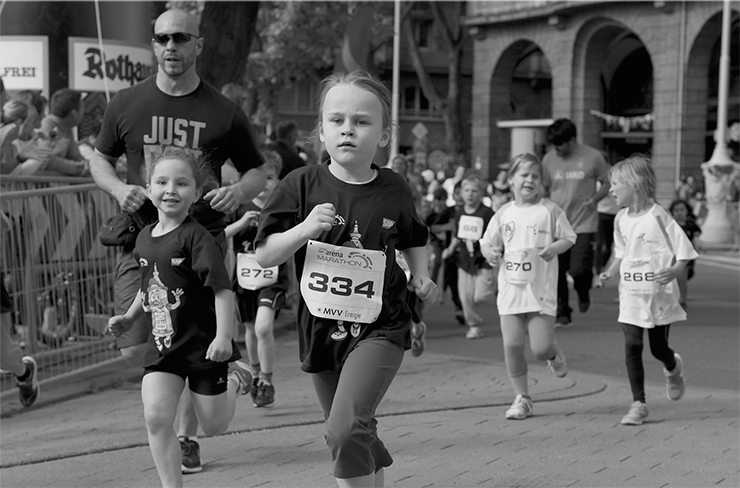 Детский марафон в Мангейме в рамках SAP Arena Marathon 2015 г. © CC BY-SA 2.0/Picturepest