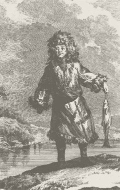 Камчадал. Kracheninnikow S. Voyage en Siberie: La description du Kamtchatka. T. II. Paris, 1768