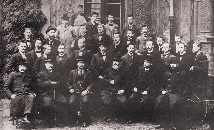 Химическая лаборатория проф. А. Байера. Мюнхен, 1896—1897 гг. Химическая лаборатория проф. А. Байера. Мюнхен, 1896—1897 гг.