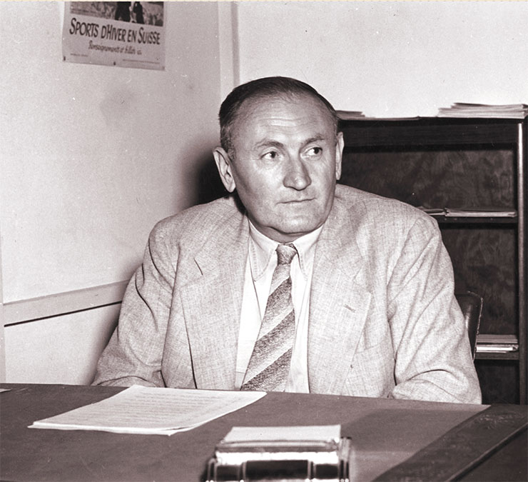 In 1933, the Swiss–American astronomer Fritz Zwicky, who was studying the Coma cluster of galaxies in the Coma Berenices constellation, noticed that the galaxies were rotating “improperly”. He suggested that apart from the visible matter of galaxies, invisible masses also exist in the Universe, which manifest themselves by gravity only. This is how he predicted the existence of dark matter. Photo of 1947. Public Domain In 1933, the Swiss–American astronomer Fritz Zwicky, who was studying the Coma cluster of galaxies in the Coma Berenices constellation, noticed that the galaxies were rotating “improperly”. He suggested that apart from the visible matter of galaxies, invisible masses also exist in the Universe, which manifest themselves by gravity only. This is how he predicted the existence of dark matter. Photo of 1947. Public Domain