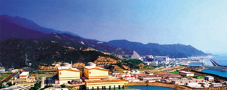 General view of Daya Bay, where the four largest nuclear reactors in China are located. Credit: the Daya-Bay Nuclear Power Plant General view of Daya Bay, where the four largest nuclear reactors in China are located. Credit: the Daya-Bay Nuclear Power Plant