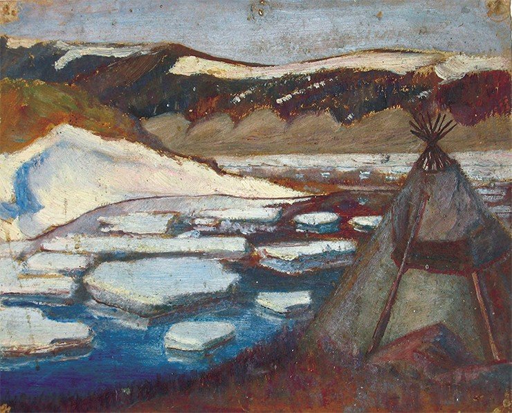 Якутия. Масло. СПб филиал Архива РАН