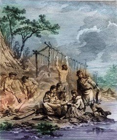 Камчадалы. Kracheninnikow S. Voyage en Siberie: La description du Kamtchatka. T. II. Paris, 1768
