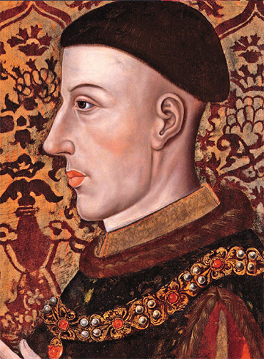 Король Генрих V. Картина неизвестного художника, XVI в. Британская королевская коллекция. Public Domain