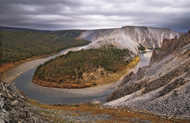 Bulkur, a left tributary of the Lena River