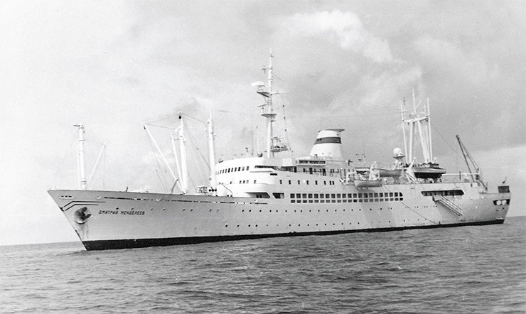 Рейс НИС «Дмитрий Менделеев», 1976 г.
