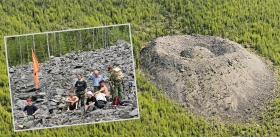 Patom crater – terrestrial or celestial?